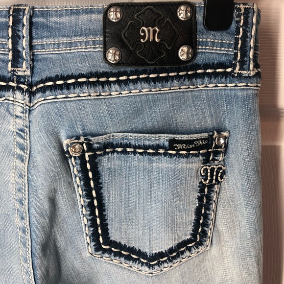 Miss Me Boyfriend Capri JB5014P8 Size 28 - Picture 6 of 8